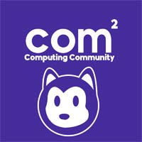 Computing Community (COM²) student organization logo