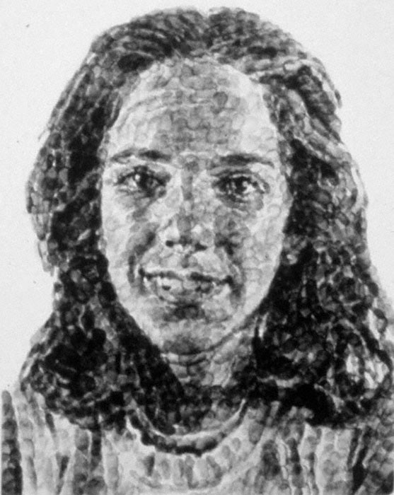 Georgia Fingerprint by Chuck Close