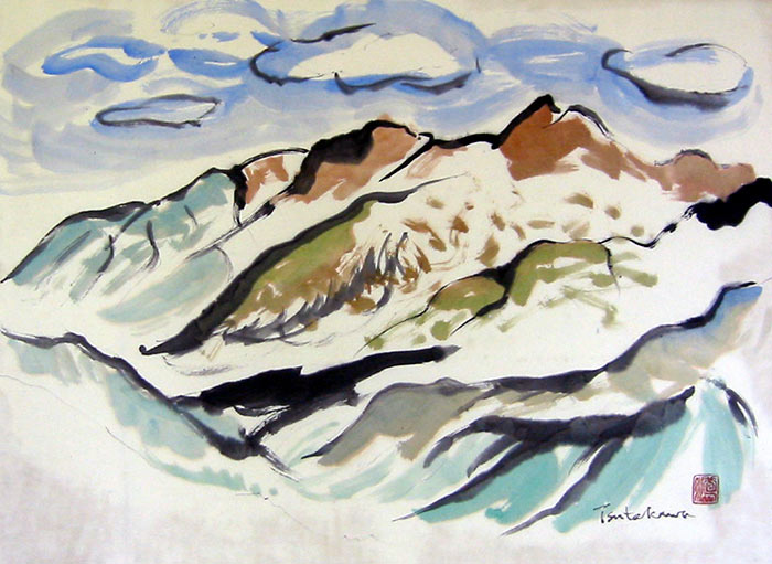 Hurricane Ridge by George Tsutakawa