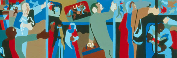 New York in Transit #1 by Jacob Lawrence