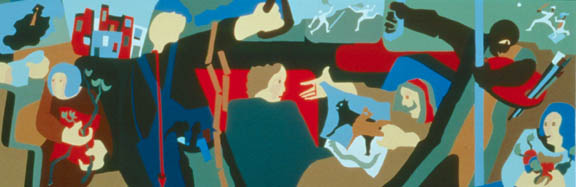 New York in Transit #2 by Jacob Lawrence