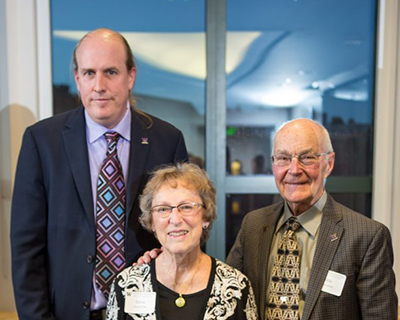 Joshua Smith, Delia Zeutschel and Milton Zeutschel