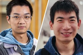 Allen School Ph.D. students Shangbin Feng and Rock Yuren Pang